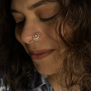 Chand Sitarey Nose Pin (Big)